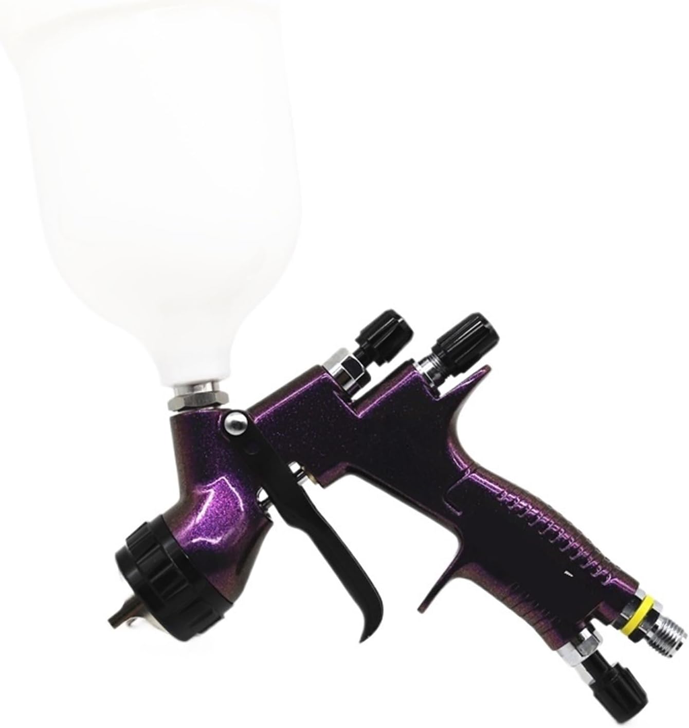 1pc Paint Spray 1.3/1.8mm Nozzle Car Repair Paint with 600CC Air Spray Tank and 400CC Mixing Cup and Adapter(1.3MM TE20)