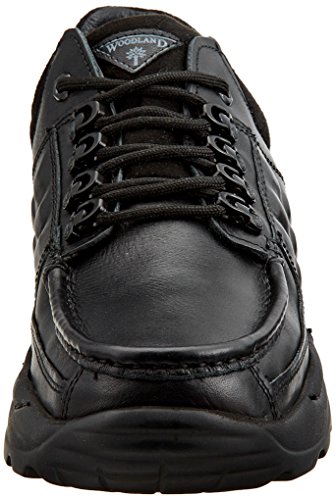 Woodland Men's Leather Sneaker Black 9 UK - Image 3