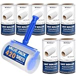 420 Sheets Lint Rollers for Pet Hair Extra Sticky, 7 Packs Sticky Roller for Clothes, Dog Hair Remover, Lint Brush for Furniture