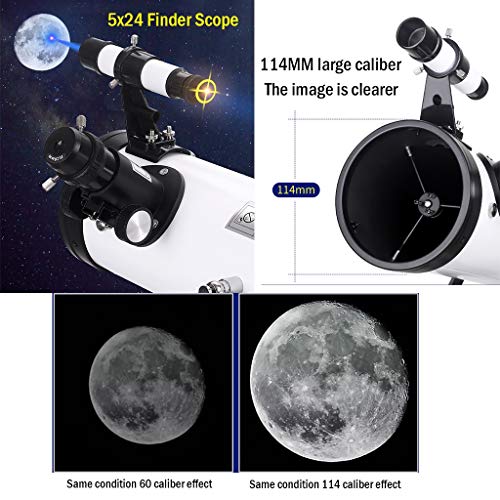 Telescopio Astronómico YXCKG 114mm Refractor para Niños miniatura 2