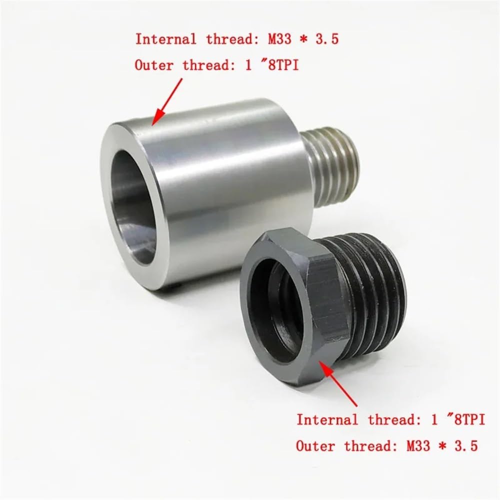 Adaptateur M25 à M33 for mandrins de tour à bois