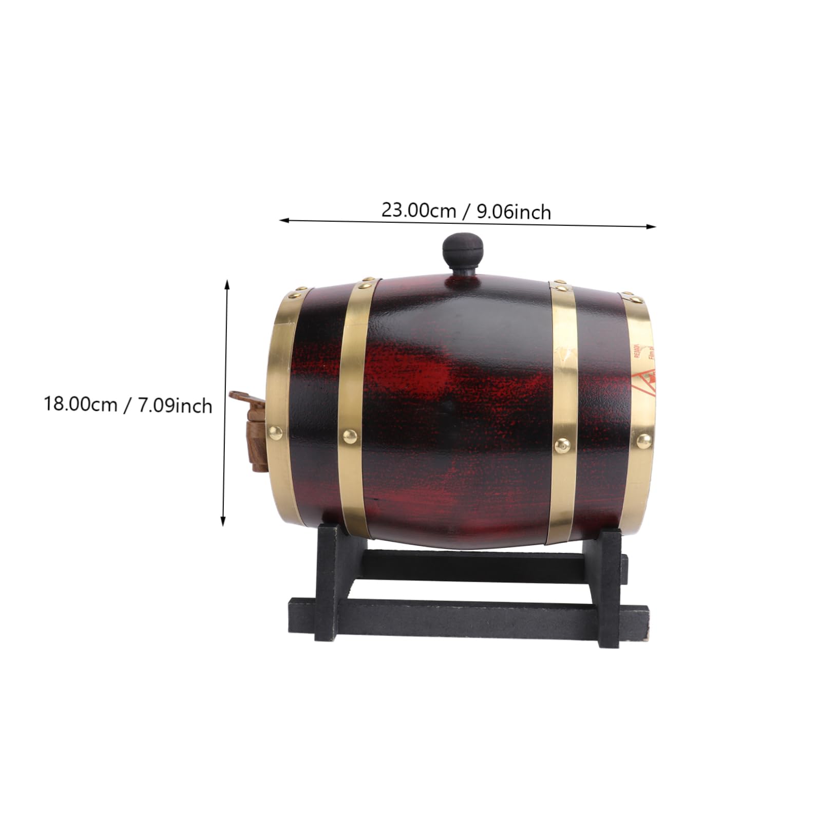Cabilock Vintage Beer Barrel Wine Bucket Handmade Red Wine Beer Bucket for Bar Kitchen Dec