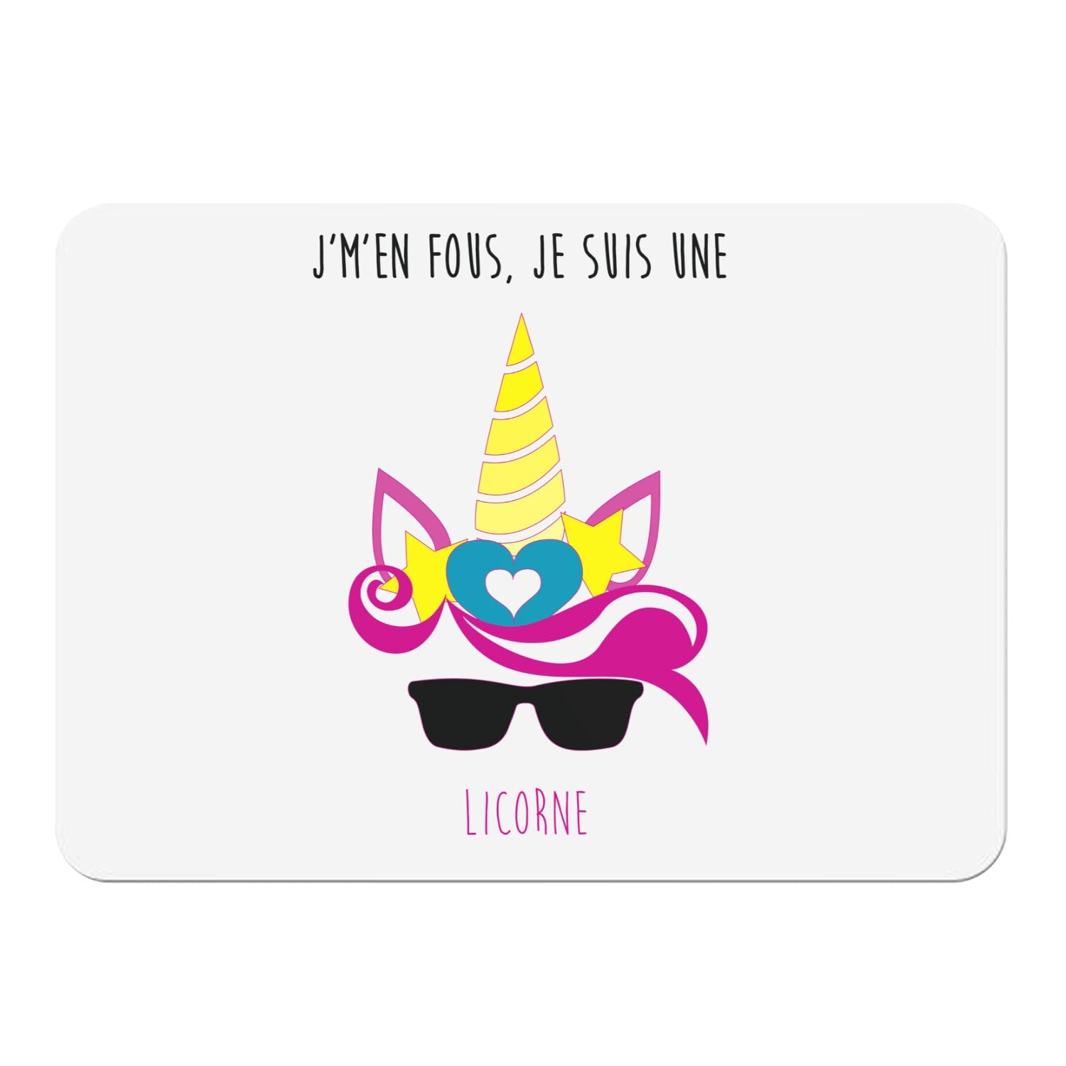 Sets de table licorne en liège cadeau anniversaire