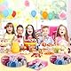 50 Stück Partygeschirr Set,Kindergeburtstag Partygeschirr,Geburtstag Party Geschirr Set,Geburtstag Deko,Deko Partyzubehör Pappteller Set,Mit Teller Becher Servietten,Party Geschirr für 10 Gäste