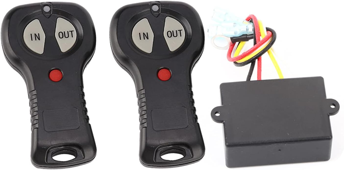 Winch, Badlands Wih Parts 12V Remote Kit, Badlands Wih Controller for Car Truck, Latest Distance Model