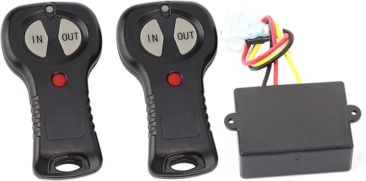 Winch, Badlands Wih Parts 12V Remote Kit, Badlands Wih Controller for Car Truck, Latest Distance Model