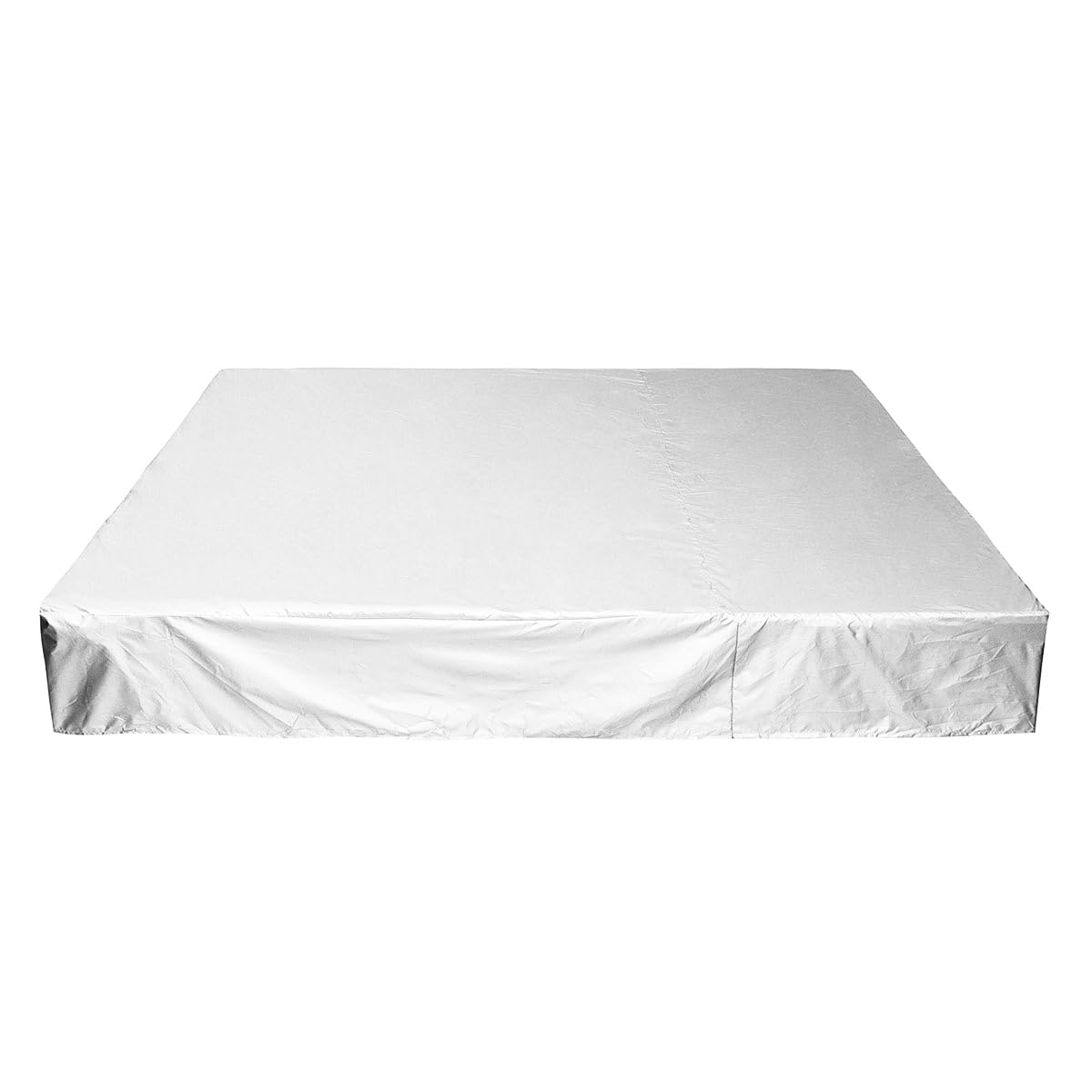 FONGKNOX Square Hot Tub Cover 200x200x30cm Thermal Hot Tub Protector Waterproof Weather Resistant Full Protection Dust Cover Swimming Pool Protector Silver