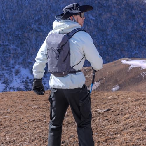 Kimwadalh Plecak turystyczny 15 l dla kobiet i mężczyzn, plecak trekkingowy, do jazdy na rowerze, aktywności na świeżym powietrzu, mały plecak sportowy do szkoły, na podróż, do jazdy na rowerze
