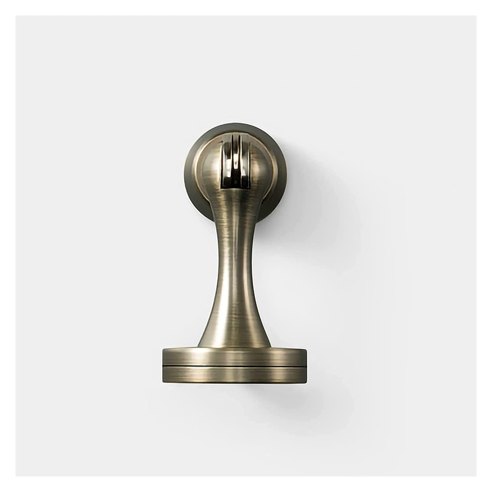 Loquet de porte en métal magnétique puissant avec support mural anti-claquement