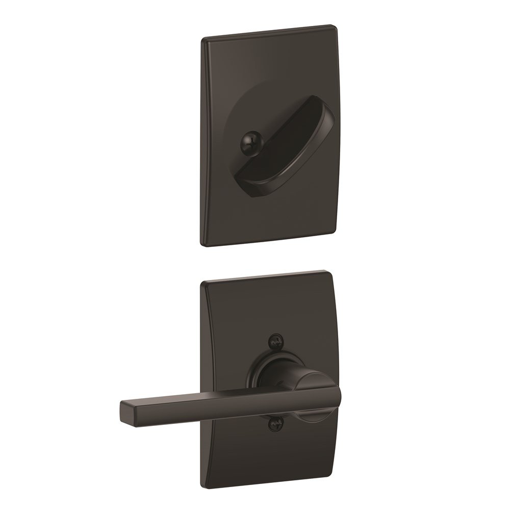 Schlage F59 LAT 622 CEN Century Collection Latitude Handleset Entrance
