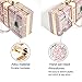 Nother Rhinestone US Dollar Money Purse Evening Handbags Wedding Dinner Bag, Stack Of Cash Clutch Purses,With Crystal Headbands, Pink Set, L 8.1 x W 2.16 x H 4.13 inches