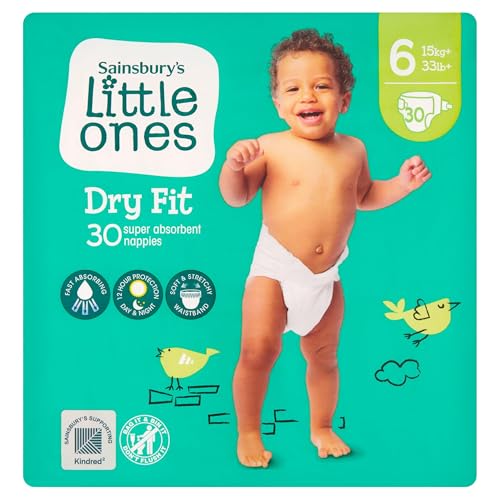 Little Ones Size 6 Nappies Dry Fit 30 Pack
