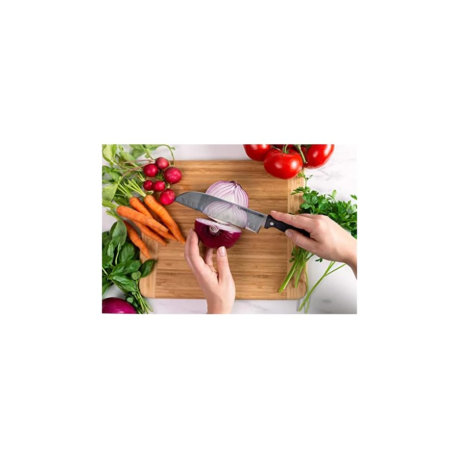 Ginsu-Kiso-18-Piece-Black-Knife-Set-with-Natural-Block-Dishwasher-Safe-and-Always-Sharp Ginsu Kiso 18-Piece Black Knife Set with Natural Block - Dishwasher Safe and Always Sharp