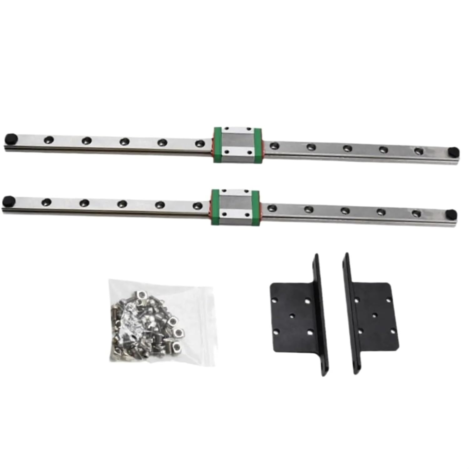 Miniature Linear Motion Guide Linear Guide Rail Linear Sliding Rail Guide 300mm Metal Height 3D Printer Accessories for