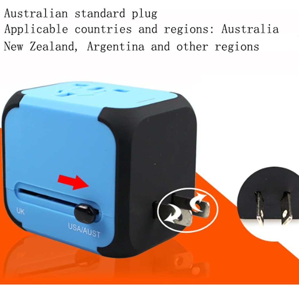 Gniazdo międzynarodowe przetwornice International Plug Converter, Gniazdo Travel Travel Carger, Międzynarodowa ładowarka AC. Adapter wtyczki z 2 Usb. adapter wtyczki zasilania