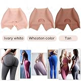 Adima Silikonowe majtki z fałszywymi pośladkami Plump Hip Lift Enhancer Spodenki Pośladki Shaper Control Majtki dla kobiet Cosplay Drag Queen,Wheaten color,XL