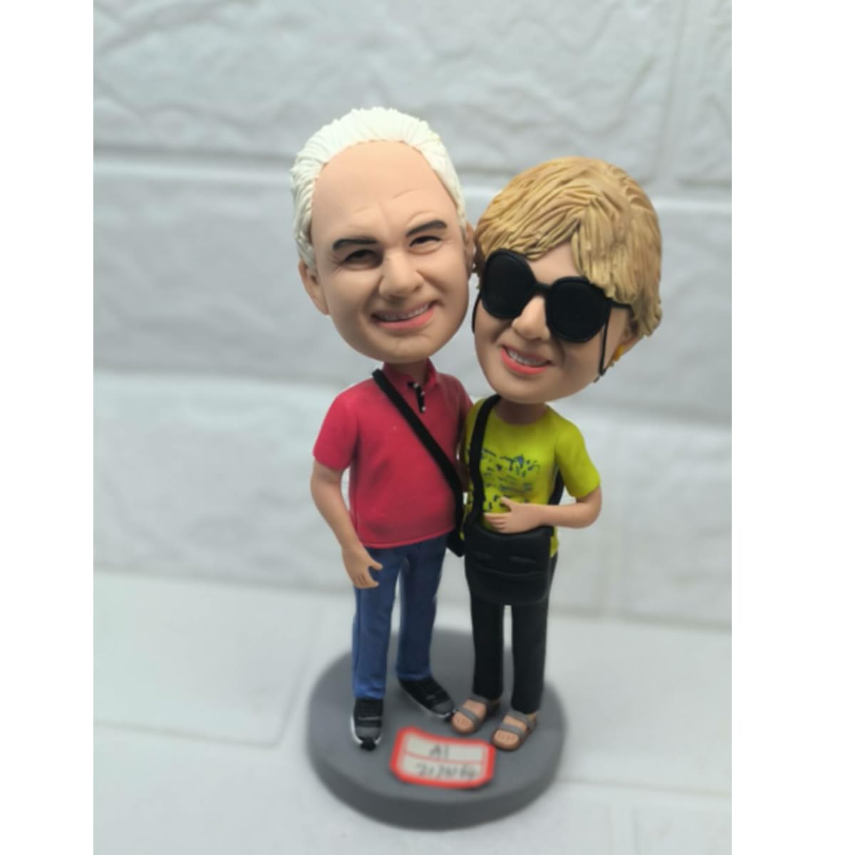 Statuina Personalizzata Per Coppia Con Foto – MDF 6 Mm, Alta 30 Cm, Con Frase A Scelta – Regalo Perfetto Per San Valentino, Compleanno, Anniversario – Made In Italy