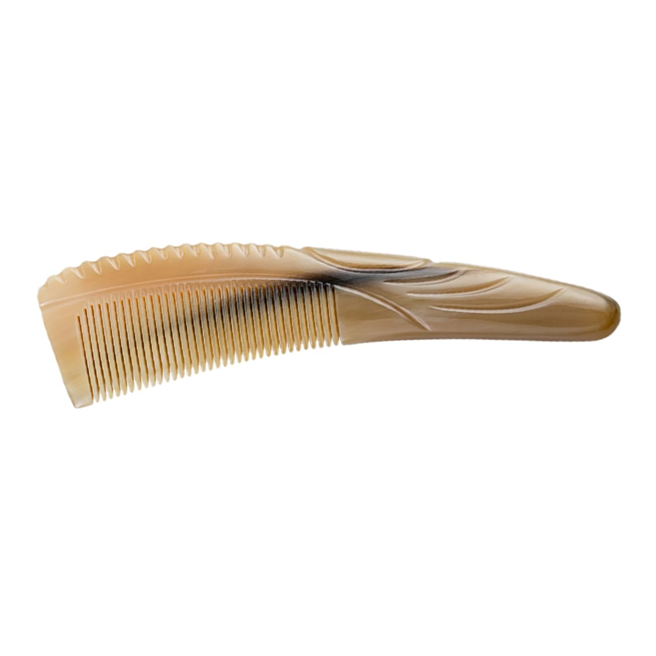 Healeved 4pezzi Pettine Massaggiante Corno Di Bue Per Uomini e Donne Pettine Districante Antistatico Design Elegante e Confortevole Per Amici e Famiglia