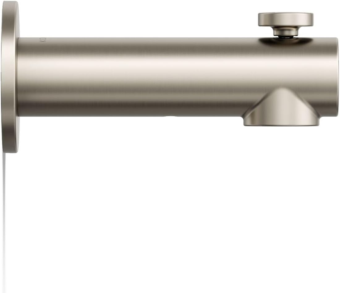 Elate Wall-Mount Bath Spout with Diverter