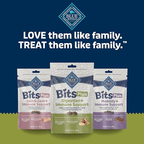 Blue Buffalo Bits Plus Chicken Dog Treats, 3.5 oz - image 8