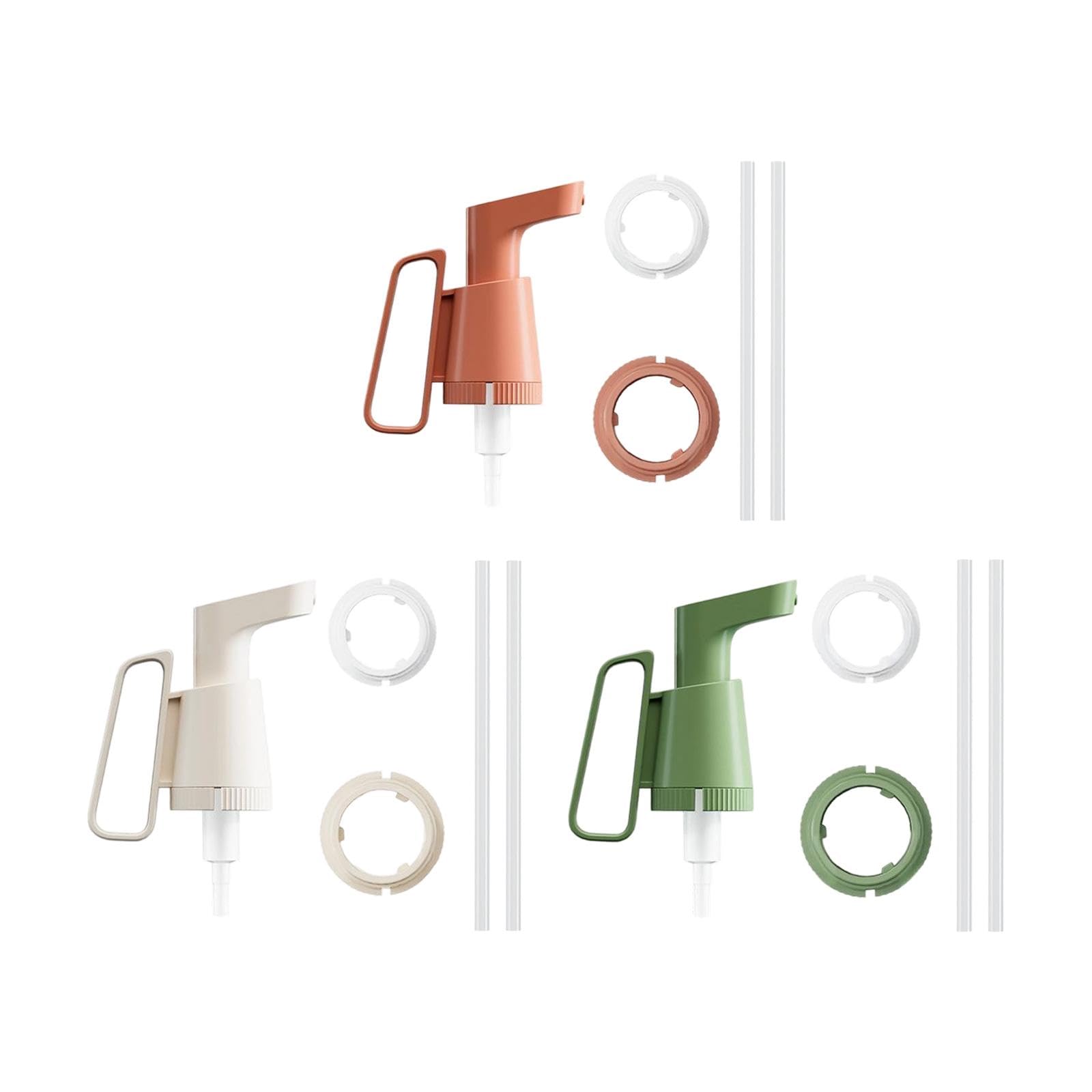 Condiment Bottle Dispenser Pump Syrup Pump Lid for Ketchup Dinning Seasoning adzuki Bean red-image-48
