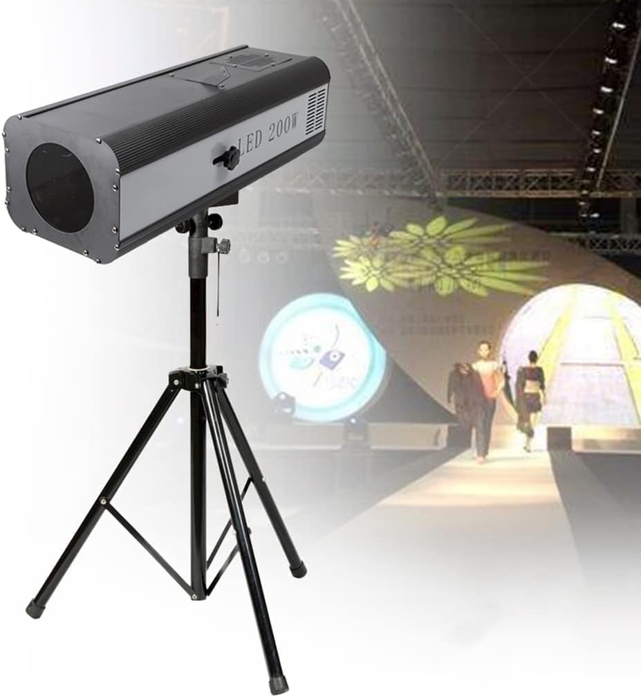 Projecteur de poursuite LED 200W haut de gamme avec trépied de scène