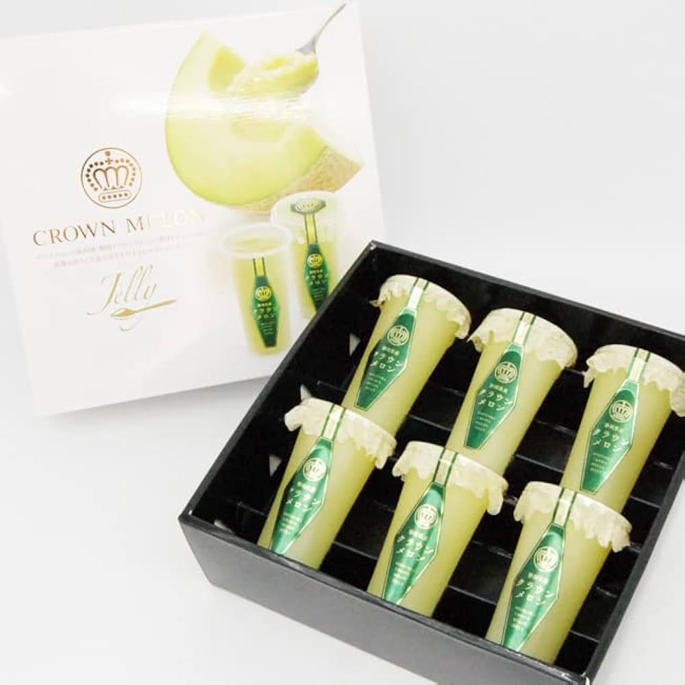 Amazon.co.jp: 静岡 クラウンメロン ゼリー エスト 6個セット