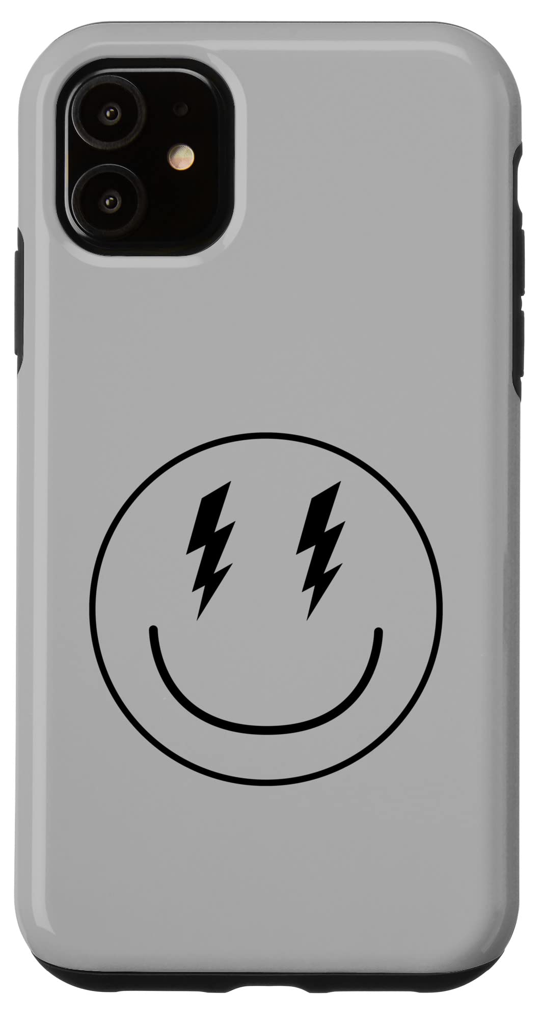 Amazon.com: iPhone 11 Lightning Smile Face Emoticon Happy Face Smile Face  Case : Cell Phones & Accessories