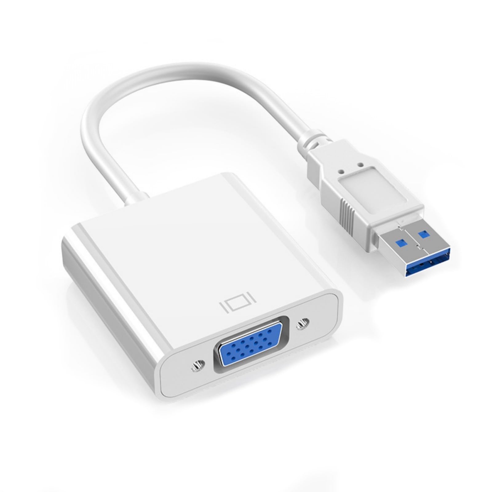 Maxtonser Portable USB3.0 to VGA Video Adapter Cable Converter Wire Conversion Line for Enhaning Workstations and Home Theater