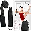 Leg Stretching Strap – Adjustable Ballet Stretch Strap with Door Anchor to Improve Flexibility, Easy to Install Flexibility Equipment Stretching Trainer for Ballet, Dance, Yoga, Gymnastics or Cheer