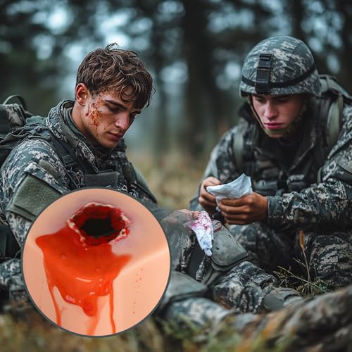 Image of SimCoach Wound Packing Trainer Kit, Stop the Bleeding Training Kit for Hemorrhage Control, Wound Dressing Training (for Education Training Use Only)