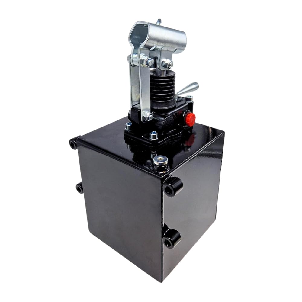 Flowfit Hydraulische Doppeltwirkende Handpumpe 45cc fr doppeltwirkenden  Zylinder Montiert mit einem Tank 600mm Handhebel enthalten (5 Liter/ohne  berdruckventil) : Amazon.de: Gewerbe, Industrie & Wissenschaft