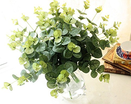 Real Touch Artificial Leaves - Eucalyptus Leaves 4 Bunches