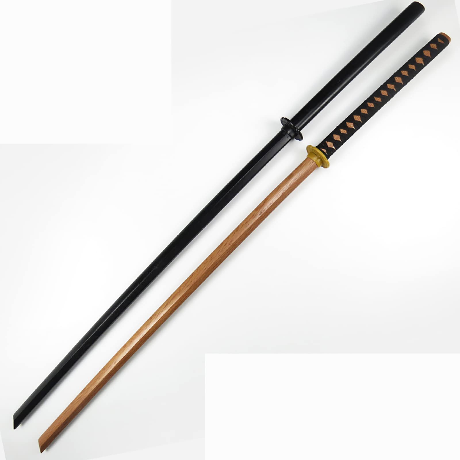Spada Bokken Katana In Legno - 100 Cm, Con Incisione Drago, Per Allenamento - Foto 5