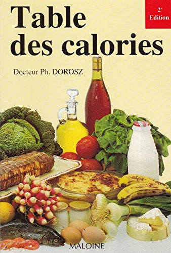 Table des calories