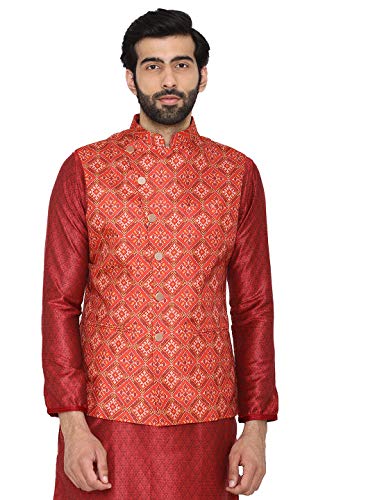 Image of Manyavar Men Waist Coat