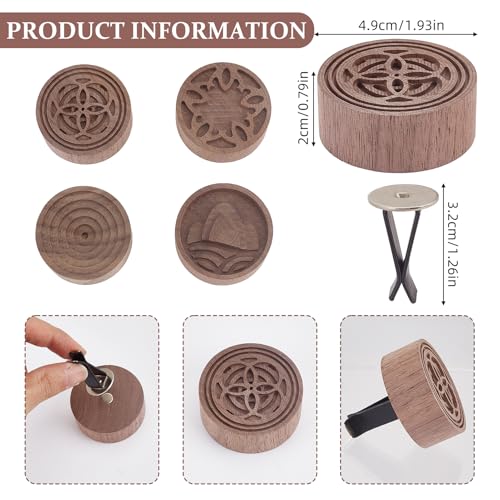Difusores de aroma para auto 4 piezas NICENEEDED miniatura 2