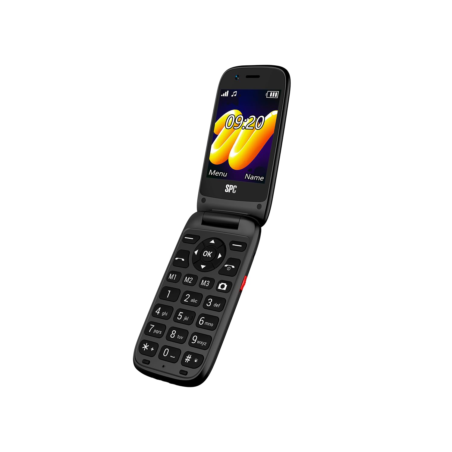 SPC Wild Star - Portable Enfant avec GPS, SOS, sans Internet, Noir