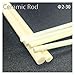 Φ2-30mm Ceramic Rod Alumina Insulation High Temperature Resistance Shaft Corundum Stirring Rod(6x100 5pcs)
