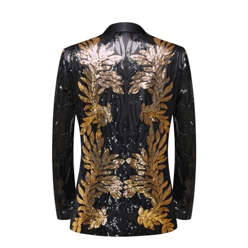 Men's High-end Positioning Sequins Luxury Suits One Button Shawl Lapel Blazer Jacket Pants,Men Tuxedo Suit Set2