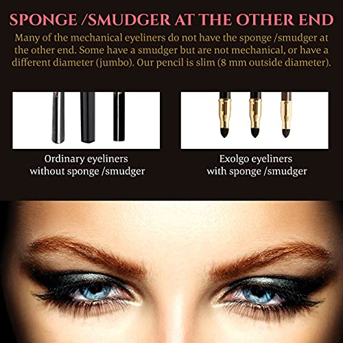 Waterproof Eyeliner 2 In 1 Soft Silky Long Lasting miniatura 3