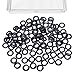 Tbuymax Wacky Worms O-Rings for Wacky Rigging Senko & Stick Soft Baits - Silicone Rings for 4&5" Senkos