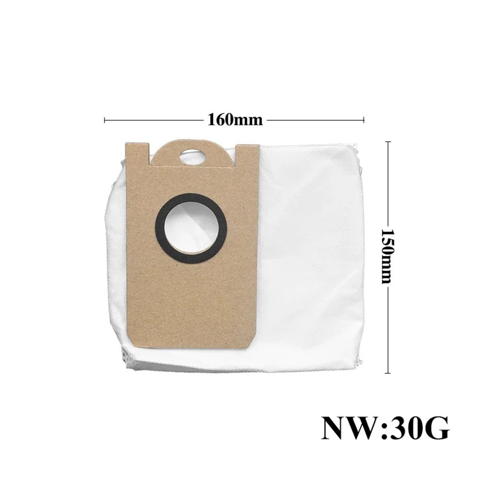 Tappetino for Mop for Robot Aspirapolvere, Compatibile Con M7 PROCybovac S31V980 PLUSQ6 Aspirapolvere Principale/Spazzola Laterale Filtro Parti Del Sacchetto for La Polvere(Dust Bag 12pcs)