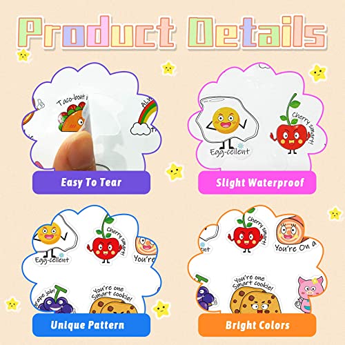 400 Pieces Punny Fun Reward Stickers For Kids Punny Labels Motivational Stickers Inspiration Positive Accents Teacher Supplies Stickers For Students Classroom Cute Incentive Stickers For School Chart. #TOP2