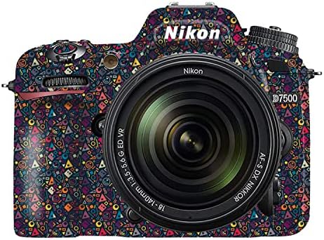 Premium DSLR Camera Scratchproof Protective Skin for Nikon D7500 - No Residue Removal, Bubble Free, Scratch Resistant, Stretchable, HD Quality Printed - HDCS-Nikon-D7500 (Design 02)