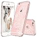 iPhone 6 Case, iPhone 6 Slim Case, MOSNOVO White Floral Henna Paisley Flower Clear Design Transparent Plastic Hard with Soft TPU Bumper Protective Back Case Cover for Apple iPhone 6/6s (4.7 Inch)