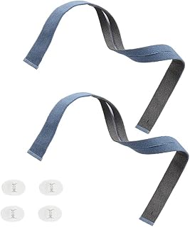 Replacement Headgear Strap for ResMed AirFit P10™ Nasal Pillow CPAP Mask - Secure Fit, Comfortable, and Durable | Pack of Two Straps with Four Adjustment Clips