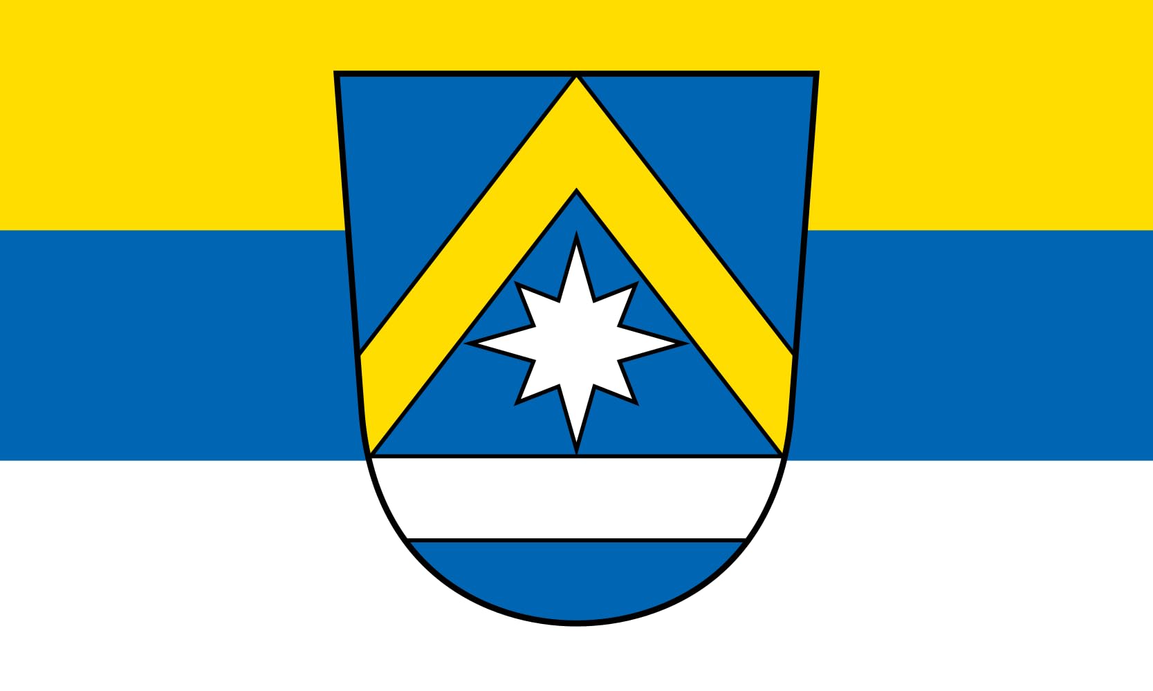 Drapeau Large Commune de Poing Bavière idéal pour pavoiser vos fêtes locales et jardins