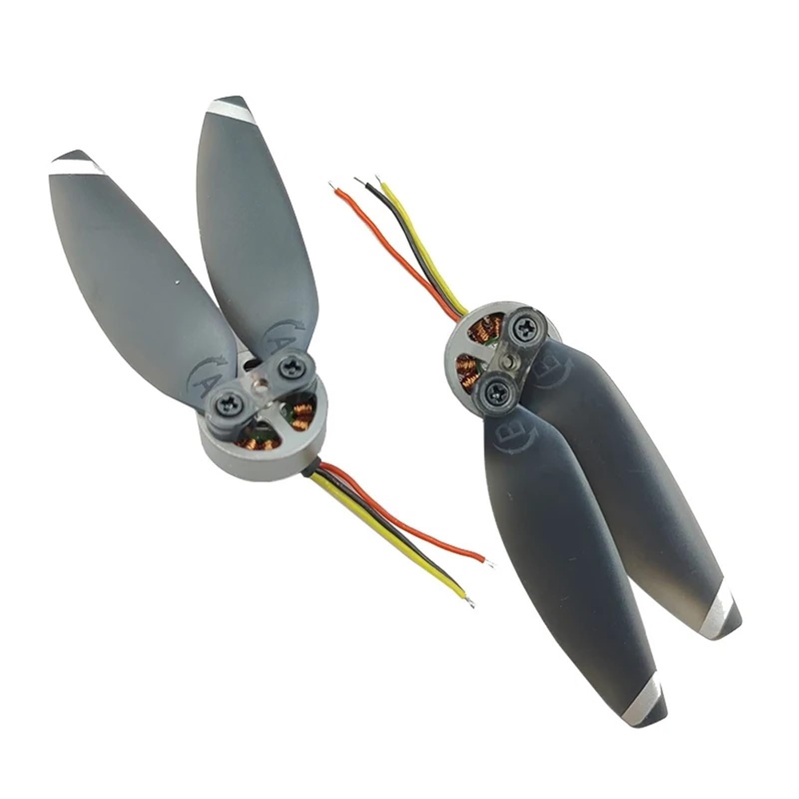 3 pezzi 2500KV Mini 18mm motore brushless ad alta velocità set for RC Drone FPV UAV modello di aeromobile per generatore fai da te(Motor A Propeller)