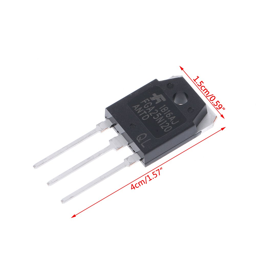 fatteryu FGA25N120 Transistor IGBT NPT Trench TO3P 1200V 50A